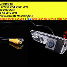 Navinio Backup Camera for Car, Rear-View License Plate Car Rear Reverse Parking Camera for for Hyundai Sonata/ KIA Cerato/ Forte K3/ Sirento E/ Sorento MX/ Chrysler Sebring 300C (HD Camera)