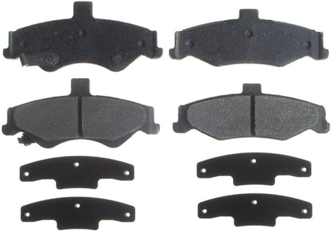 ACDelco 14D750CH Advantage Ceramic Rear Disc Brake Pad Set with Hardware