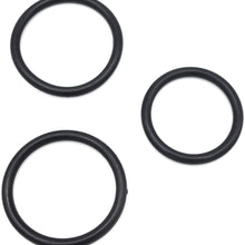 3mirrors Coolant Tee and Radiator Hose O-Ring Kits Seals Fits for Ford F-150 2011-18, Ford Mustang 2011-17, 926-168