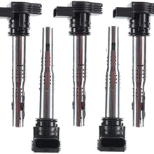 Set of 5 Ignition Coil Pack for Volkswagen Beetle Golf Jetta Passat Rabbit I5 2.5L Audi RS4 RS5 Q5