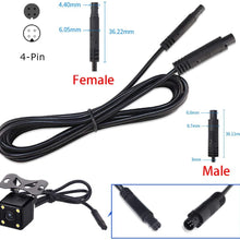 4 Pin 9.8 Ft Dash Cam Rear View Backup Camera Reverse Car Recorder Cable 4P Extension Cord - 4 pin 9.8ft