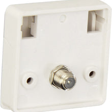 RV Designer T111, Weatherproof TV Jack, White