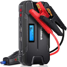 Nekteck Car Jump Starter Portable External Battery Charger 500A Peak with 12000mAh - Emergency Jump Pack Auto Jumper for Sedan Van SUV Boat Smartphone USB Device and More