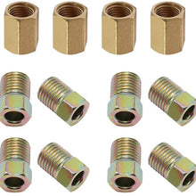 Brake Line Fittings Assortment 3/8 Inch-24 for 3/16 Inch Tube