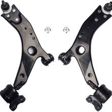 AUQDD 2PCS K620598 K620599 (18mm Diameter Stud) Left & Right Suspension Front Lower Control Arm and Ball Joint Assembly Compatible With Volvo C30 C70 S40 V50