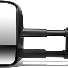 DNA Motoring TWM-022-T111-BK-L Powered Towing Mirror Left/Driver [For 88-02 Chevy GMC C/K]