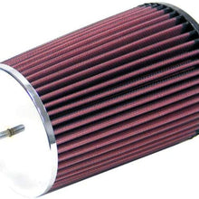 K&N Universal Clamp-On Air Filter: High Performance, Premium, Washable, Replacement Filter: Flange Diameter: 4 In, Filter Height: 7.5 In, Flange Length: 0.625 In, Shape: Round Tapered, RF-1007