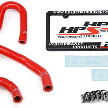 HPS Reinforced Red Silicone Heater Hose Kit Coolant for 96-02 Toyota 4Runner 3.4L V6 without rear heater