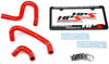 HPS Reinforced Red Silicone Heater Hose Kit Coolant for 96-02 Toyota 4Runner 3.4L V6 without rear heater
