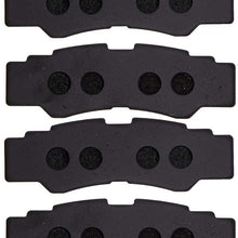 NICHE Rear Left/Right Brake Pad Set For Yamaha 2HC-25806-00-00 Organic 2 Pack