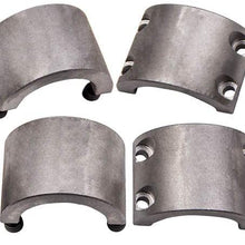 4pcs Tube Clamps On 1.75" Universal Roll Cage Mounts Lightbar Mounts 4 Bolt