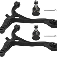 Front Lower Control Arm w/Ball Joint Assembly for 2003-2007 Honda Accord & 2004-2008 Acura TSX Sedan 4D Navigation, Pack of 4