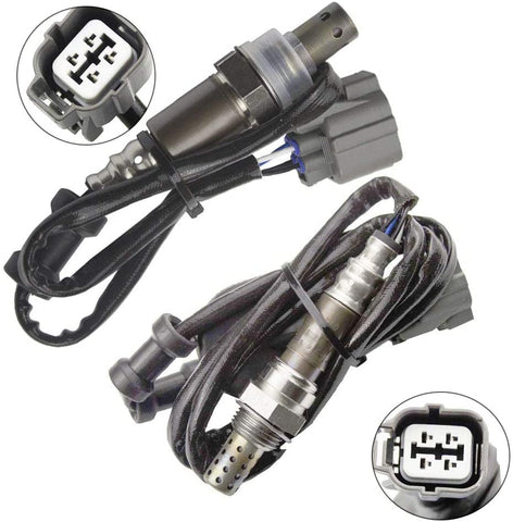 higherbro 2x Oxygen O2 Sensor 1 & 2 for 2003 2004 2005 2006 2007 Honda Accord 2.4L Upstream + Downstream Upper Lower