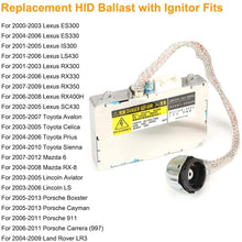 TTIIHOT Compatible with HID Ballast with Ignitor Toyota Prius, Avalon, Sienna, Lexus ES300, ES330, LS430, Lincoln Aviator - Replaces 81107-2D020, 85967-0E020, DDLT002, KDLT002