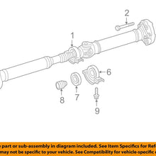 Mercedes OEM 15-17 C300 Propeller Shaft-Rear-Flex Coupling 2104110415