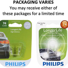 Philips 74LLB2 LongerLife Miniature Bulb, 2 Pack