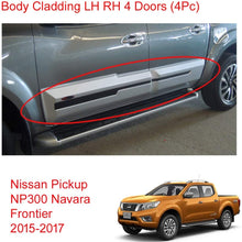 Powerwarauto Body Cladding Lh Rh for Nissan Np300 Frontier Navara D23 4 Doors Medium White Medium White