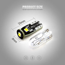 SIRIUSLED 194 LED Bulbs Extremely Super Bright 3030 Chipset for Car truck Interior Dome Map Door Courtesy License Plate Lights Compact Wedge T10 168 2825 Xenon White Pack of 10