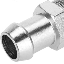 Aramox Water Pump Heater Hose Fitting Chrome Steel 1/2" NPT TO 3/4" BARB SBC BBC SBF A1