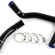 Black Silicone Radiator Hose Clamps Kit For TOYOTA COROLLA AE86 4AGE 1983 1984 1985 1986 1987 2pcs