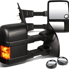 DNA Motoring TWM-026-T888-BK-AM+DM-SY-022 Pair of Towing Side Mirrors + Blind Spot Mirrors