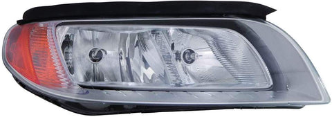 Depo 373-1116R-AS1 Headlight Assembly (VOLVO S80/XC70 08-11/V70 08-10 ASSEMBLY HALOGEN TYPE CHROME BEZEL PASSENGER SIDE)