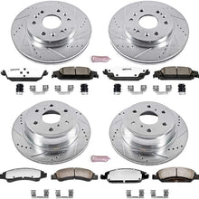 Power Stop K6560-36 Z36 Truck & Tow Front and Rear Brake Kit