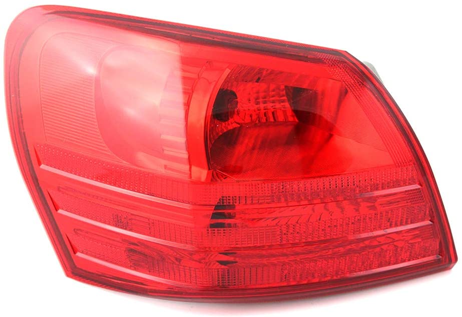 For Nissan Rogue Outer Tail Light 2008 2009 2010 2011 2012 2013 Driver Left Side Taillamp Assembly Replacement