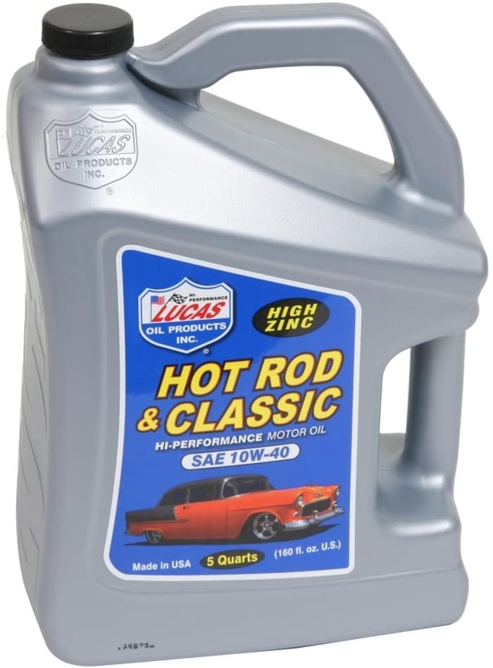 Lucas Oil 10683-3PK 10W-40 Petroleum Oil - 5 Quart Jug, (Case of 3)