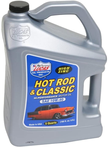 Lucas Oil 10683-3PK 10W-40 Petroleum Oil - 5 Quart Jug, (Case of 3)