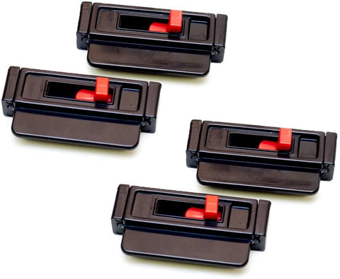 Seat Belt WebbingTension Adjuster (Universal - Fits All Cars, 4 Pieces) - Relieves Irritation, Prevents Sense of Choking While Driving or Riding in Cars - Instant Slide, Lock and Go