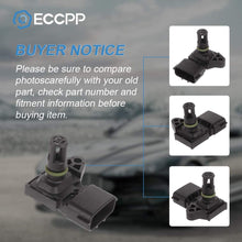 ECCPP Manifold Absolute Pressure Sensor MAP Sensor Fit for 2007 2008 2009 2010 Dodge Ram 2500, 2007 2008 2009 2010 Dodge Ram 3500, 2011 2012 2013 2014 Ram 2500, 2011 2012 2013 2014 Ram 3500