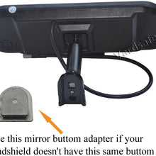 Vardsafe | 7" Inch OEM Replacement Rear View Mirror Monitor Reverse Screen Display for Backup Camera with RCA Connector