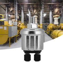 Keenso Oil Pressure Sensor Universal VDO Diesel Generator 0 to 10 Bars 1/8NPT Oil Induction Plug Generator Oil Sensor