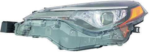 For Toyota Corolla Ce/L/Le/Le Eco Model LED Headlight 2017 2018 Driver Left Side Headlamp Assembly Replacement