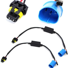 iJDMTOY (2) Easy Relay Harness For 9007 9004 Hi/Lo Bi-Xenon Headlight Kit Bulbs Wiring Controllers