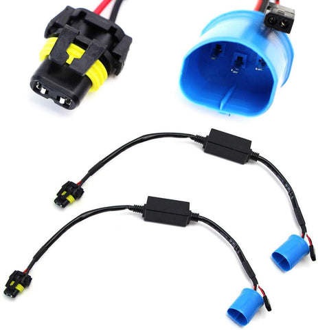 iJDMTOY (2) Easy Relay Harness For 9007 9004 Hi/Lo Bi-Xenon Headlight Kit Bulbs Wiring Controllers