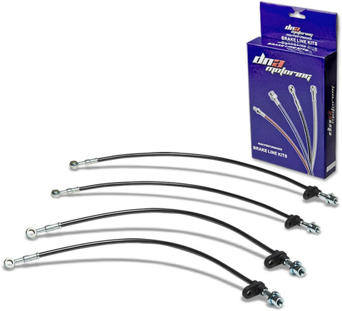 Replacement for Celica Stainless Steel Hose Brake Line Set (Blue) - Rear Disc ST204