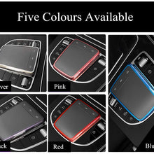 Mofei Cover for Mercedes Benz COMAND Touchpad Navigation Touch Controller Touch Screen Case Sensitive Protector Interior Decorations 2019-2020 C E GLC S - Class Anti Scratch Guard Cap (Blue)