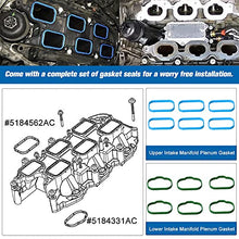 PTNHZ Oil Cooler Filter Adapter Housing w/ Sensors Gaskets Kit Relacement For 14-17 Chrysler 200/300 Dodge Caravan Jeep Cherokee Ram 1500 3.6L V6 Aluminum Silver 68105583AF