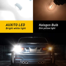 3157 LED Reverse Light Bulbs, AUXITO 1400 Lumens 4014 102-SMD 3056 3156 3057 4157 LED Bulbs with Projector for Backup Reverse Lights Tail Brake Signal Lights, 6000K Xenon White