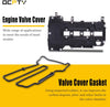 OCPTY Valve Cover Gasket Set + Valve Covers Replacement fit for 11-17 Chevrolet Cruze Sonic 1.4L
