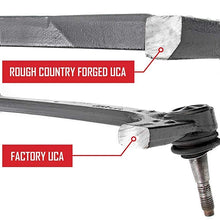 Rough Country Forged Upper Control Arms Fits 2007-2016 [ Chevy ] Silverado [ GMC ] Sierra 1500 Stock Cast Steel 19401