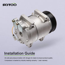 SCITOO Compatible with CO 11044JC AC Compressor for 2001-2009 Volvo S60 S80 V70 XC70 2.3L 2.4L 2.5L