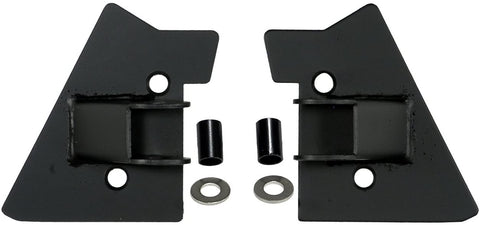 Rugged Ridge 11025.02 Black Mirror Relocation Bracket Kit, Black for 97-02 Jeep Wrangler TJ