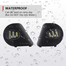 Gempro 2Pcs LED Side Mirror Puddle Light Lamp Assembly For 2010-2019 Dodge Ram 1500 2500 3500 4500 5500, 6000K Diamond White