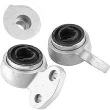 Qiilu Control Arm Bushing Replacement, 2pcs Control Arm Bushings with Bracket 31126757623 31126757624 Fit for 323Ci 325i 330Ci 330i Z4