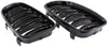 NewYall Pack of 2 Gloss Black Front Left Driver and Right Passenger Side Grille Grill