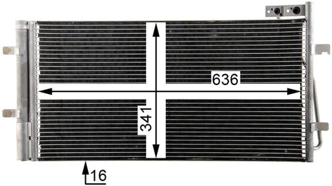 MAHLE Behr AC 42 000P A/C Condenser