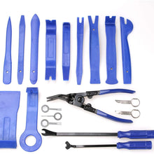 19Pcs Trim Removal Tool,Car Panel Door Audio Trim Removal Tool Kit, Auto Clip Pliers Fastener Remover Pry Tool Set with Storage Bag